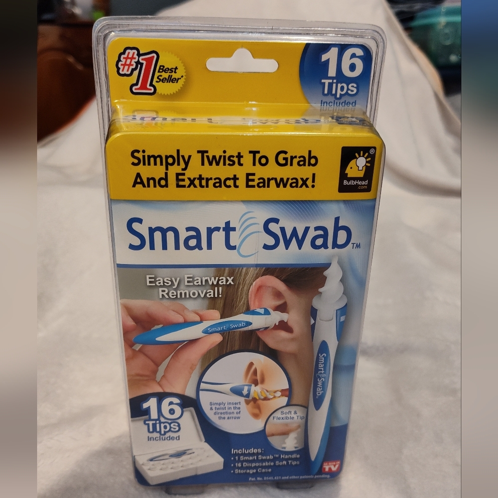 NEW! As Seen On TV Smart Swab Earwax Removal